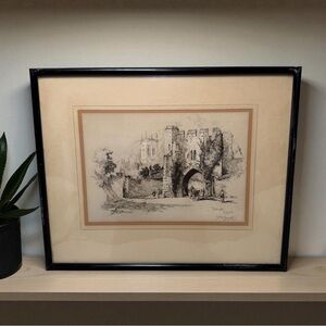 Vintage Sidney Barrett Pottergate Lincoln Print